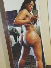 Big Booty Black Tranny Victora - African Porn Photo: Tattooed black pornstar with thick ass ...